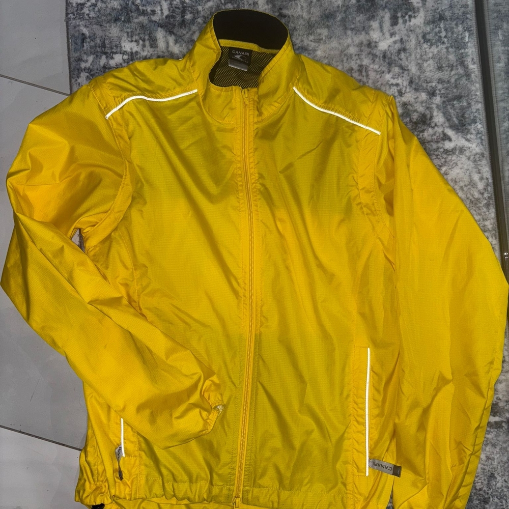 Canari Yellow Cycling Jacket